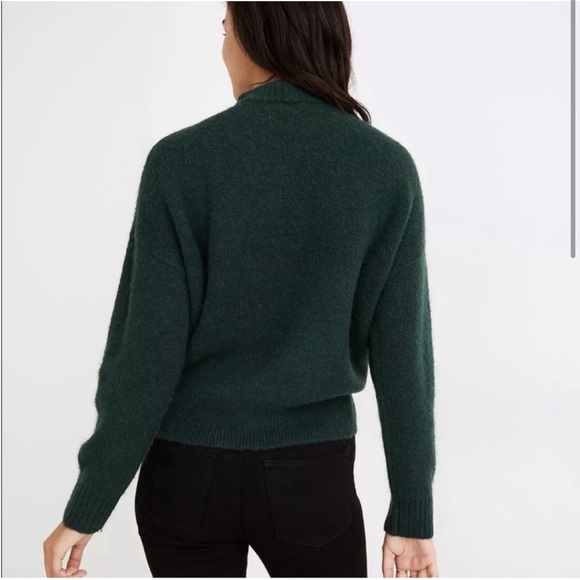 MADEWELL Dillon Mockneck Sweater in Spruce - Picture 2 of 9